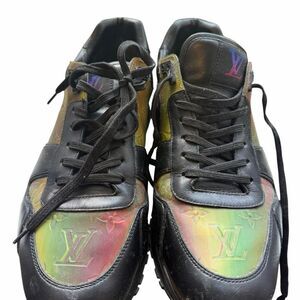 Louis Vuitton | Shoes | Louis Vuitton Navy Racing Sneakers  display picture 2